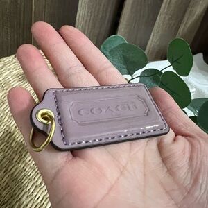 NWOT Coach Hangtag in Purple